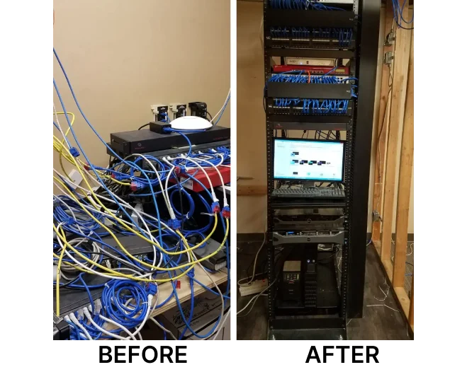 new before and after cables